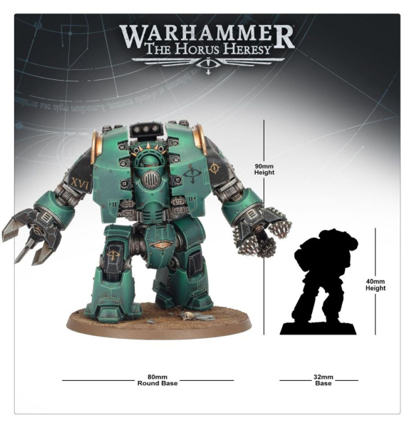 Warhammer - The Horus Heresy: Leviathan Siege Dreadnought with Claw & Drill Weapons